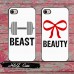 Чохол модний Beast & Beauty Iphone 5/5s/6/6 plus