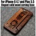 Чохол дерев'яний дизайнерський Iphone 6/6 plus