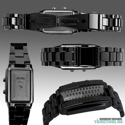 Чоловічий бінарний LED годинник Skmei 1013 Чоловічий бінарний LED годинник Skmei 1013