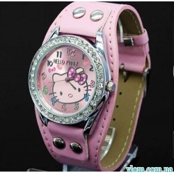 Для дитини кварцові годинники Hello Kitty рок для дівчинки Для дитини кварцові годинники Hello Kitty рок для дівчинки