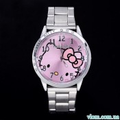 Для дитини кварцові годинники Hello Kitty сталь для дівчинки
