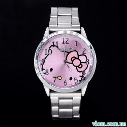 Для дитини кварцові годинники Hello Kitty сталь для дівчинки Для дитини кварцові годинники Hello Kitty сталь для дівчинки