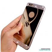 Чохол дзеркальний стрази на Iphone 6 plus