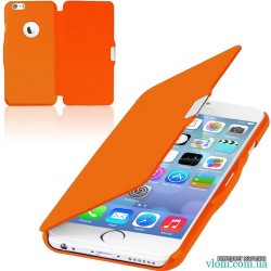 Чохол помаранчевий flip на Iphone 6 plus Чохол помаранчевий flip на Iphone 6 plus