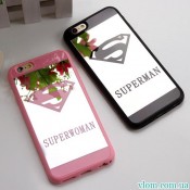 Чохол super man & woman на Iphone 6 plus