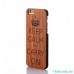 Чохол Дерев'яний Keep Calm на Iphone 6/6s;
