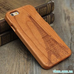 Чохол Дерев'яний Eiffel на Iphone 6/6s; Чохол Дерев'яний Eiffel на Iphone 6/6s;
