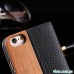 Чохол Дерев'яний Книжка Шкіра на Iphone 6/6s;