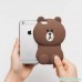 Чохол коричневий ведмедик у Iphone 7/8 PLUS