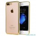 Чохол силіконовий золото на Iphone 7/8