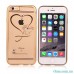 Чохол серце зі стразами на Iphone 7/8 PLUS